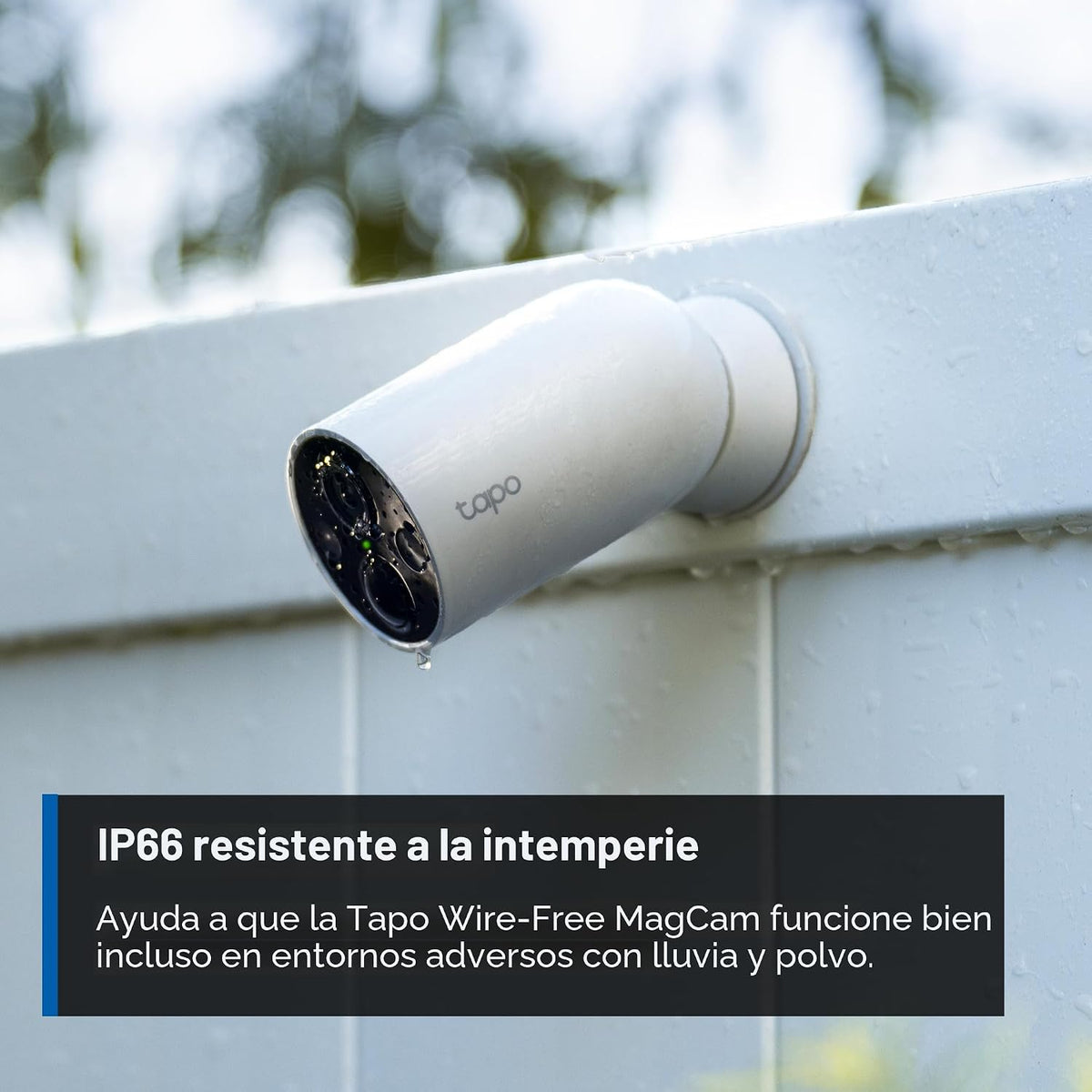 Tapo MagCam 2K+ Cámara de seguridad inalámbrica para exteriores, ba...
