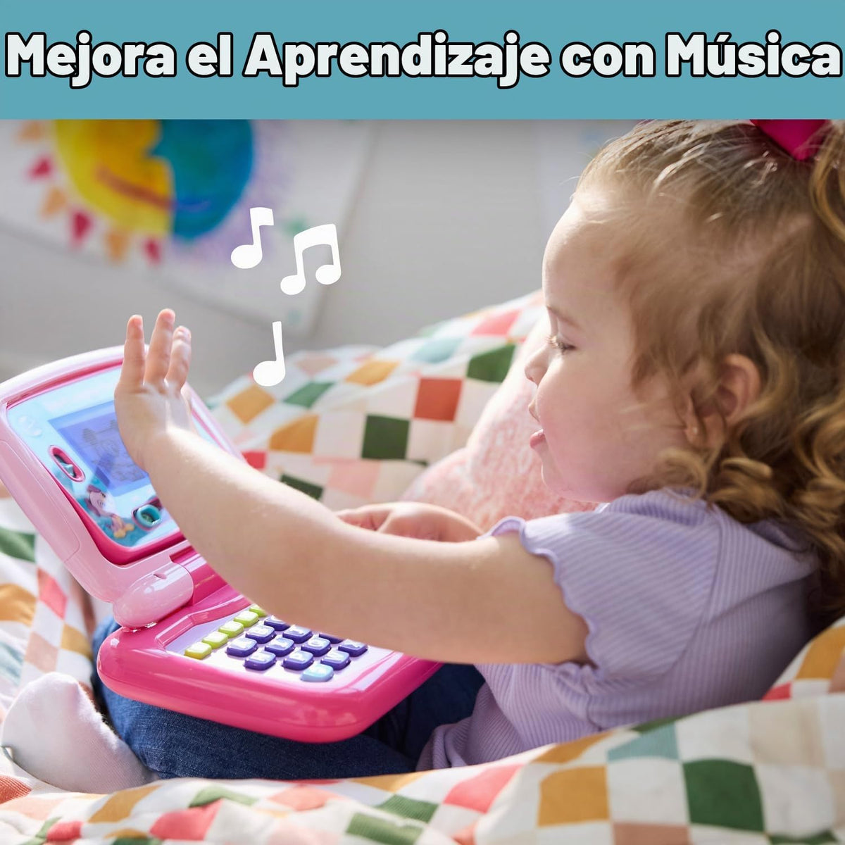 LeapFrog Leaptop 2-en-1 táctil, Rosado