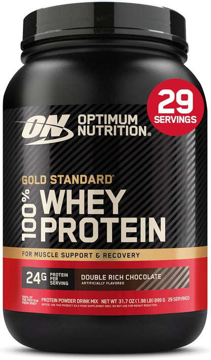 Optimum Nutrition Gold Standard Proteína de suero de leche, chocola...