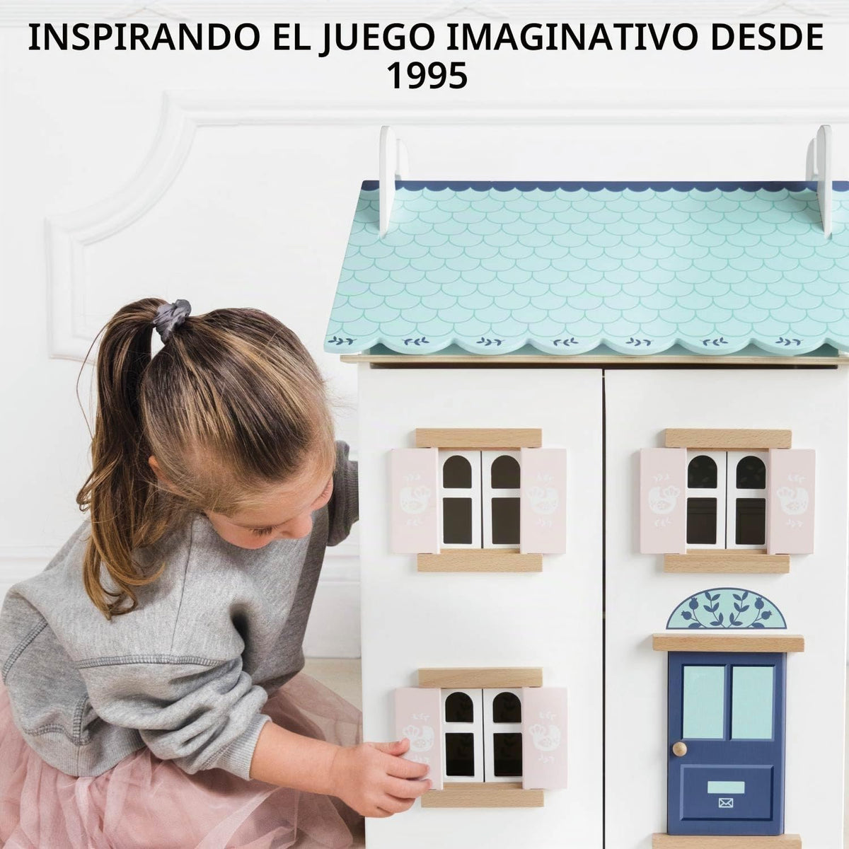 Le Toy Van \u2013 Casa de Muñecas de Madera Blue Belle | Juego de C...