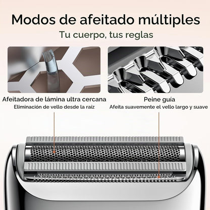 yoose - Maquinillas de afeitar eléctricas para mujer, recortadora d...