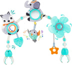 Lynncare Juguetes de Arco de Moisés Ajustable para Bebés y Niños Pe...