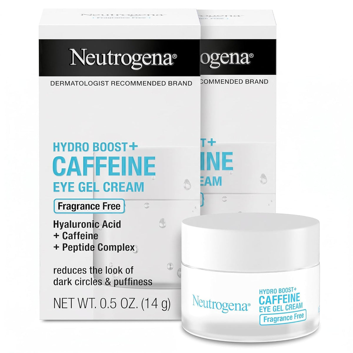 Neutrogena Hydro Boost + Crema para ojos para ojeras e hinchazón, c...