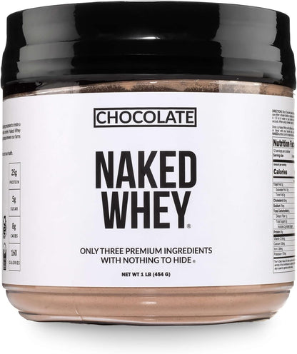 Naked Whey - Proteína en polvo de suero de leche alimentada con pas...