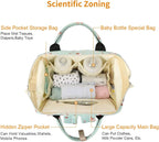 Mochilas de pañales para mamá papá bolsa de cuidado del bebé matern...
