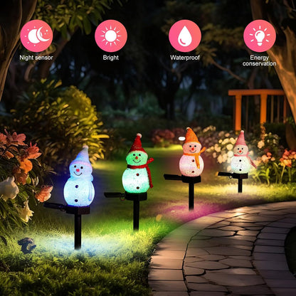 Decoraciones de Navidad para exteriores 2025 - Estacas de luz de Na...