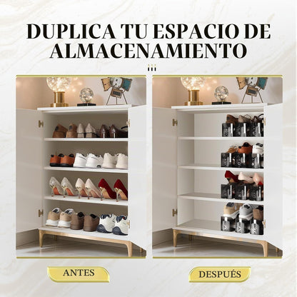 Tgzwme Organizador de ranuras para zapatos, paquete de 20 unidades,...
