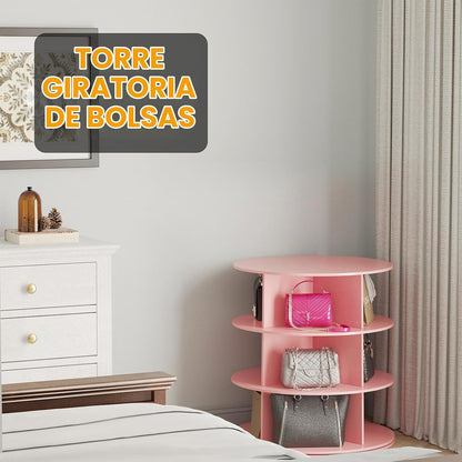 SpaceAid Torre Zapatero Giratorio de 3 Niveles, Exhibidor de Zapato...