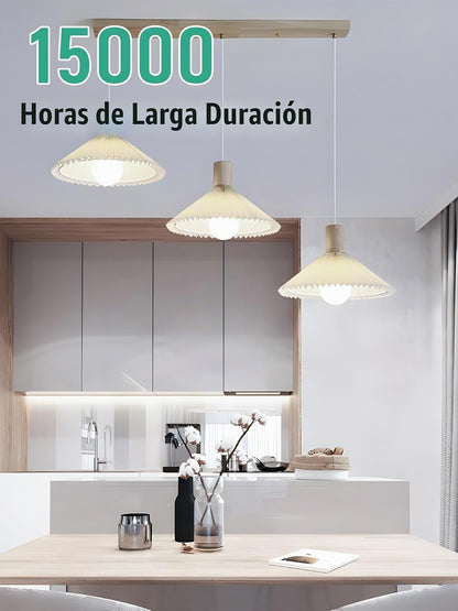 Paquete de 24 bombillas LED equivalentes a 100 W, A19 5000K luz bla...