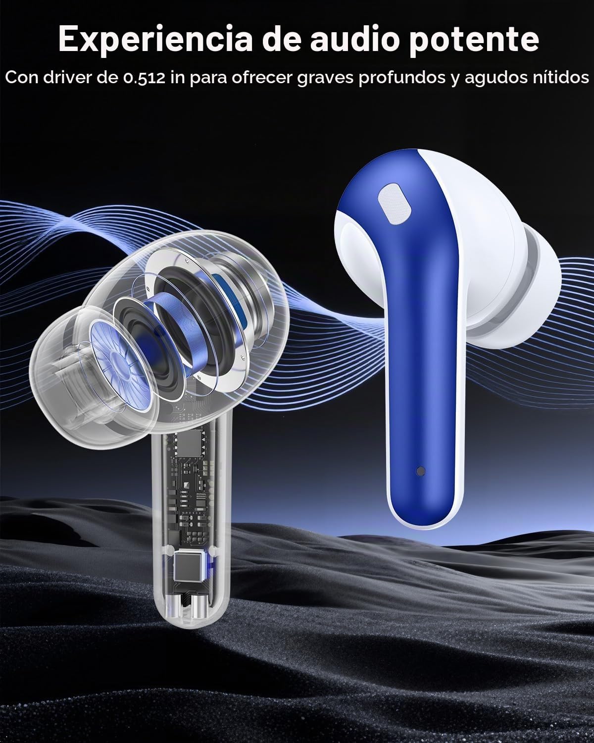 TAGRY Auriculares Bluetooth Verdaderamente Inalámbricos Auriculares...