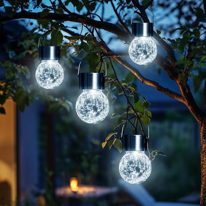 GIGALUMI Luces solares para decoración de jardín al aire libre | Bl...