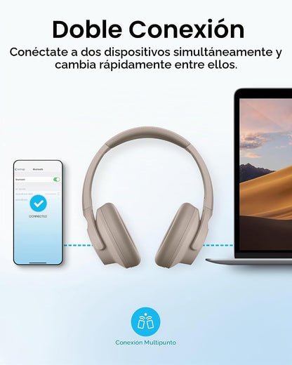 Soundcore by Anker Q20i Auriculares híbridos con cancelación activa...