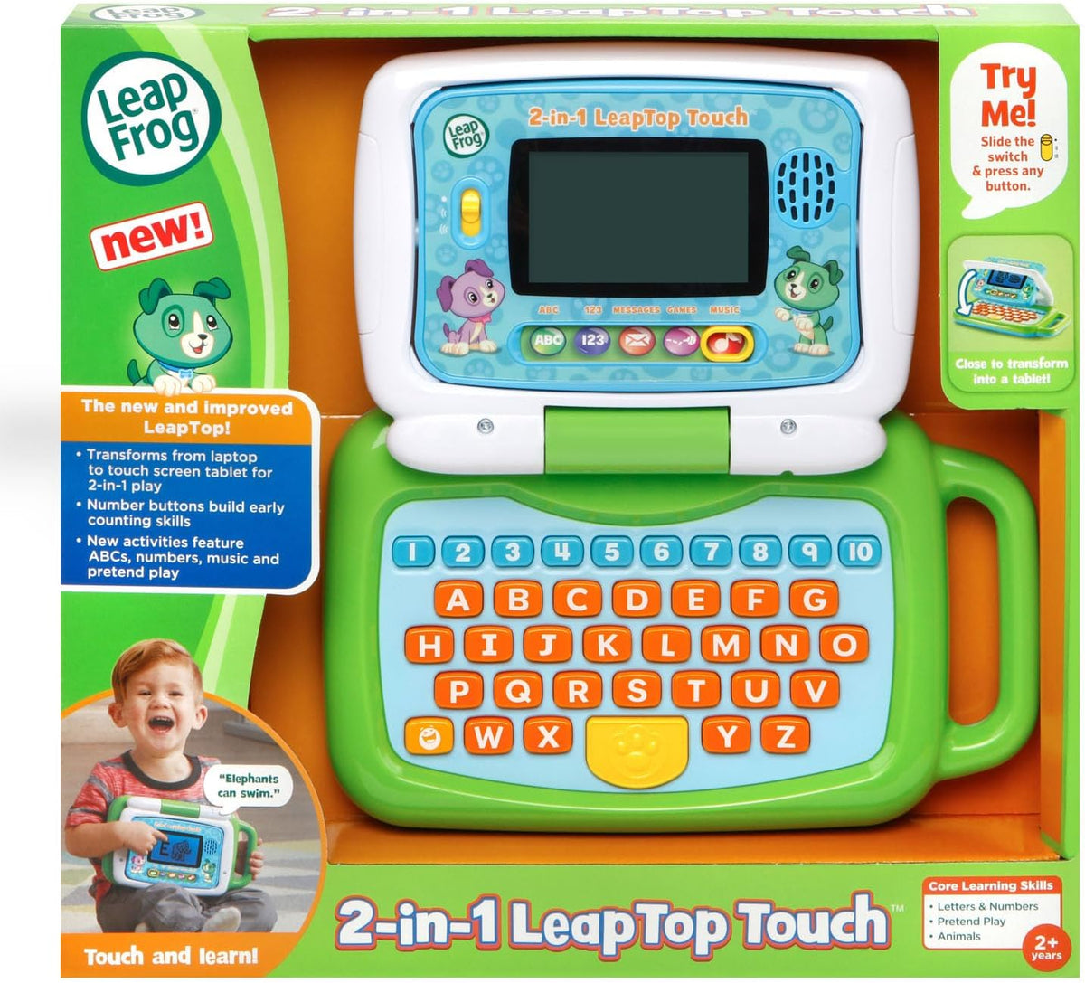 LeapFrog 2 en 1 LeapTop Touch