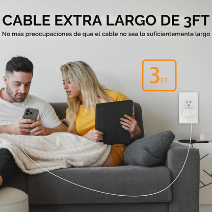 Teléfono 18 17 16 Pro Max Cargador Carga Rápida, 20W Teléfono Duo U...