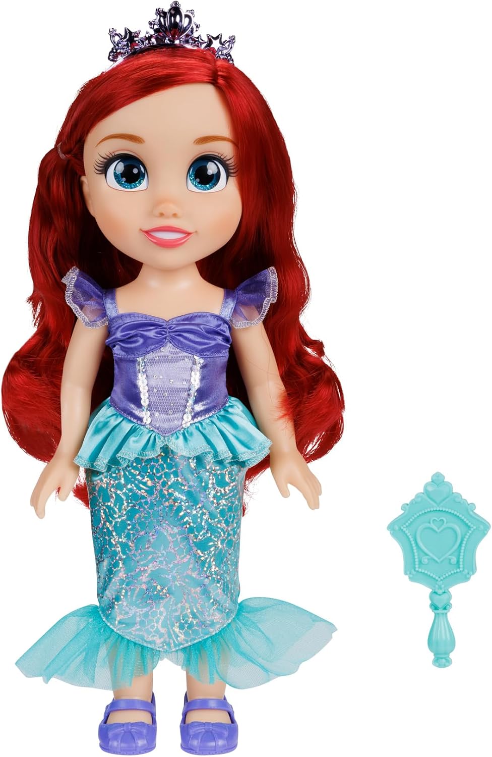 Muñeca Disney Princess, mi amiga, Ariel de 14 pulgadas de alto. Inc...