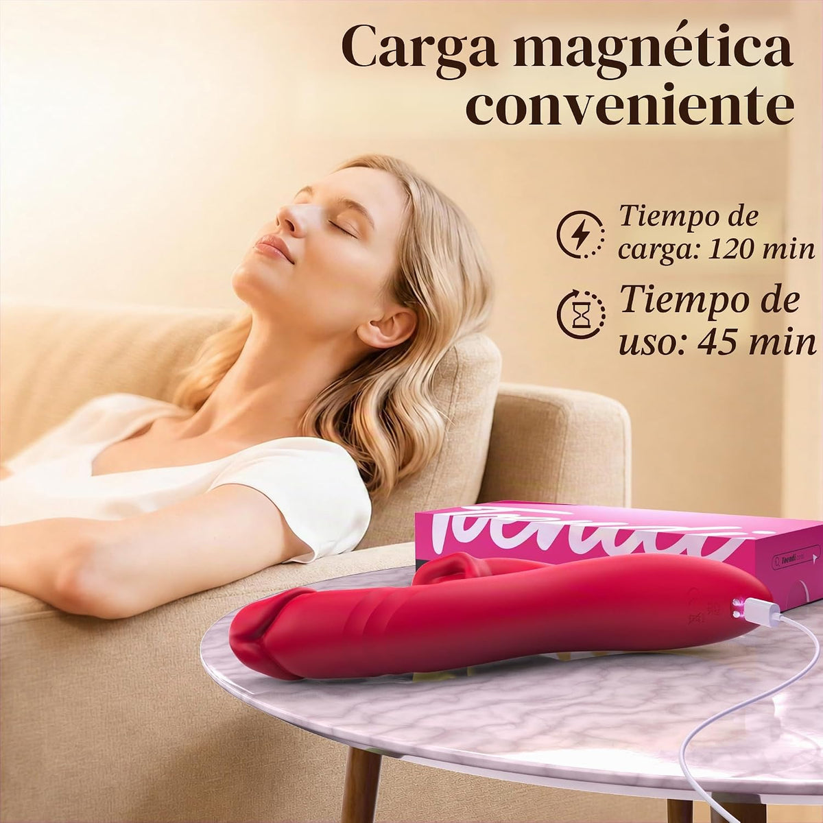 Vibrador de conejo Toendi para mujeres, succionador de clítoris y c...