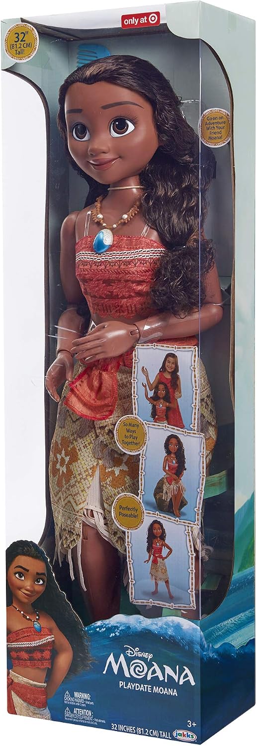 Muñeca Moana de Disney de 32 pulgadas de alto Playdate perfectament...