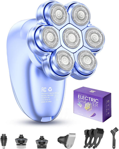 Maquinillas de afeitar eléctricas 5 en 1 para mujer, afeitadoras el...