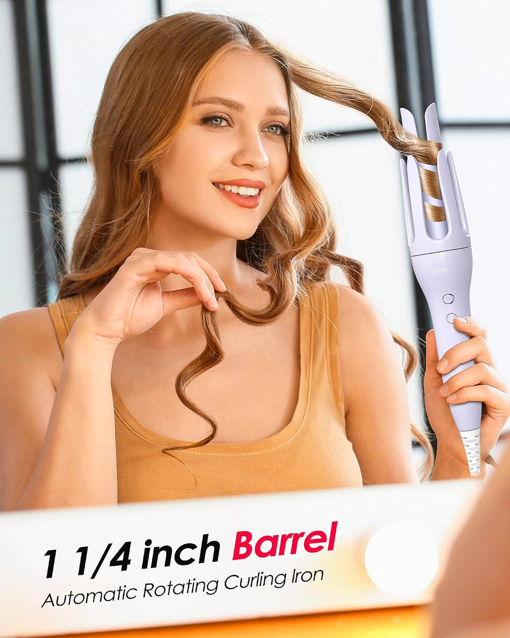 NOVUS Rizador giratorio de 1,25 pulgadas Rovy Wave Rizador