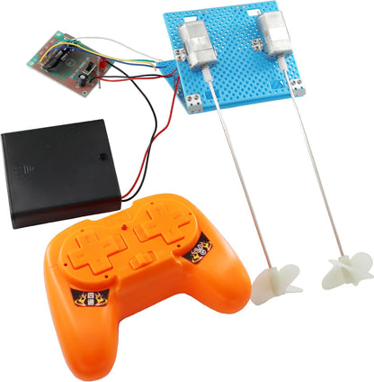 Kit de barco RC 2.4G con motor y hélice, modelo de barco de control...