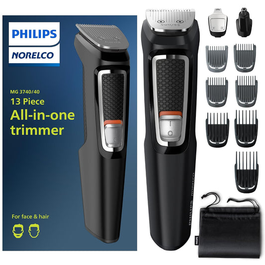 Norelco Philips Multi Groomer MG3740\/40 - Kit de aseo para barba,...
