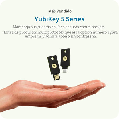 Yubico - YubiKey 5C Nano - Clave de seguridad de autenticación de d...