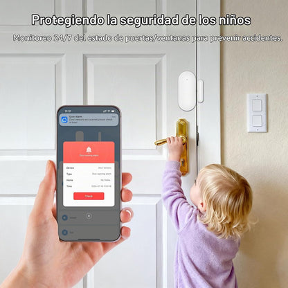 Sistema de alarma para seguridad del hogar, WiFi+4G, alertas instan...