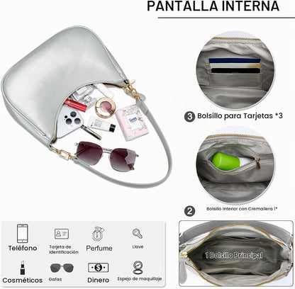 KKXIU Bolso de hombro para mujer, lindos bolsos y bolsos hobo | Bol...