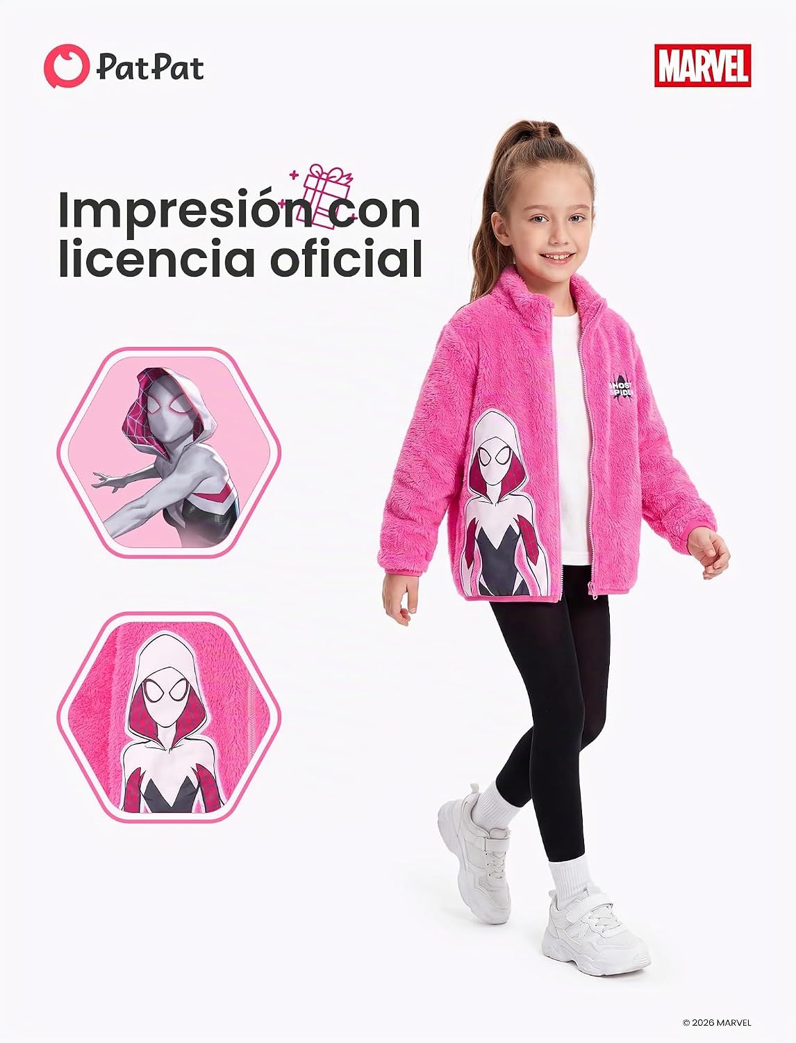 Disney Stitch Frozen Elsa Minnie Mickey - Chaqueta de forro polar p...