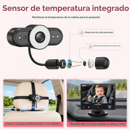 ITOMORO 2026 Nuevo monitor de temperatura de la cámara del coche de...