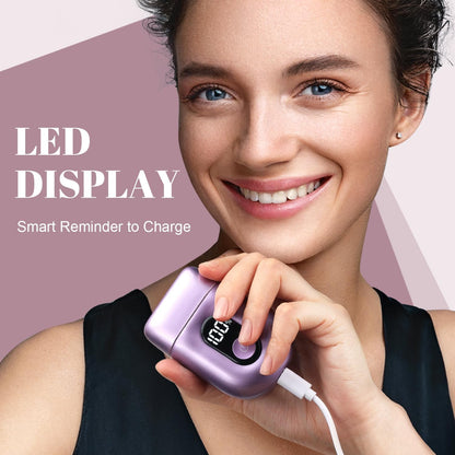 Afeitadora eléctrica inalámbrica para mujer: mini maquinillas de af...