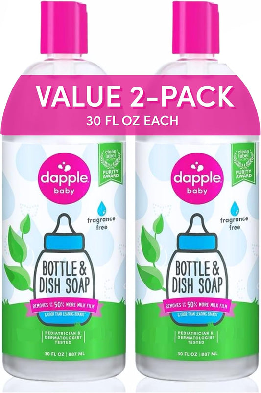 Dapple Baby - Recambio de jabón para biberones y platos sin fraganc...