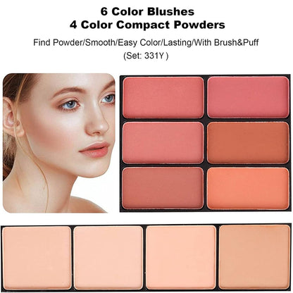 MISS ROSE M Paleta de maquillaje profesional de 58 colores, kit com...