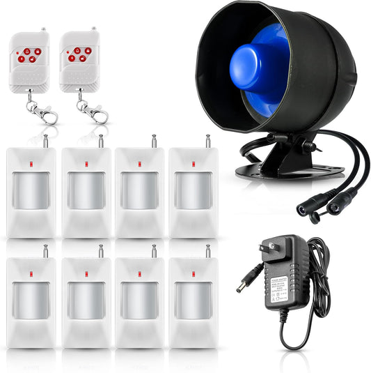 Kit de sistema de alarma de seguridad WiFi, inalámbrico de 120 db,...