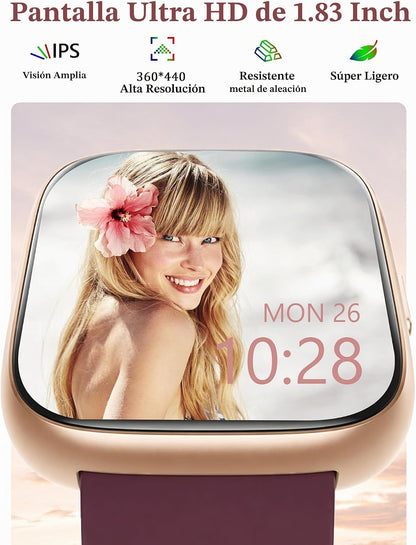 LODIMEKE Reloj inteligente, Alexa integrado, para responder\/hacer...
