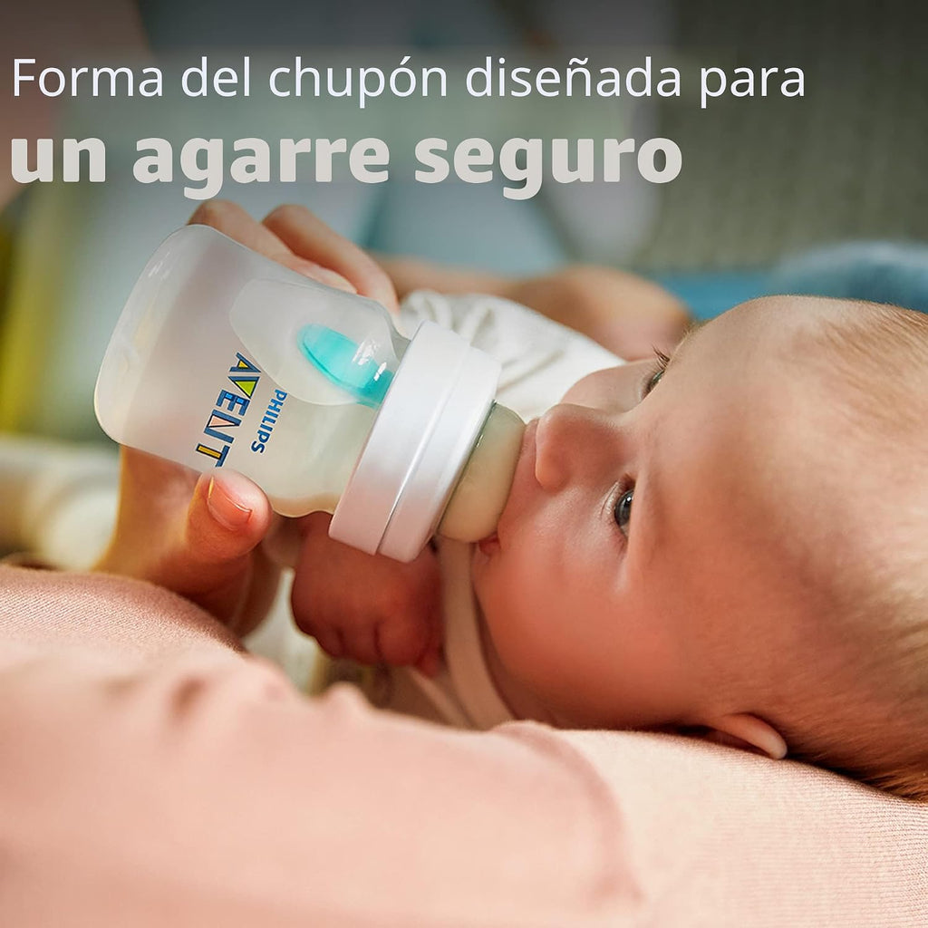Philips Avent Biberón anticólicos con ventilación AirFree, flujo le...