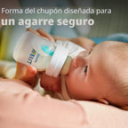 Philips Avent Biberón anticólicos con ventilación AirFree, flujo le...