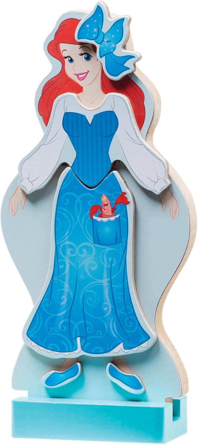 Melissa & Doug \u2013 Juego de disfraces de Ariel | 37 piezas, muñe...