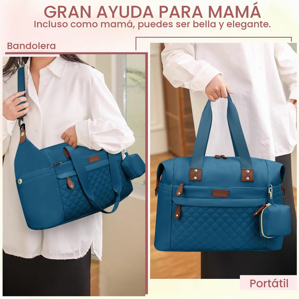 Pritent Bolsa de Pañales Tipo Tote - Bolsas de Pañales para Bebé, I...