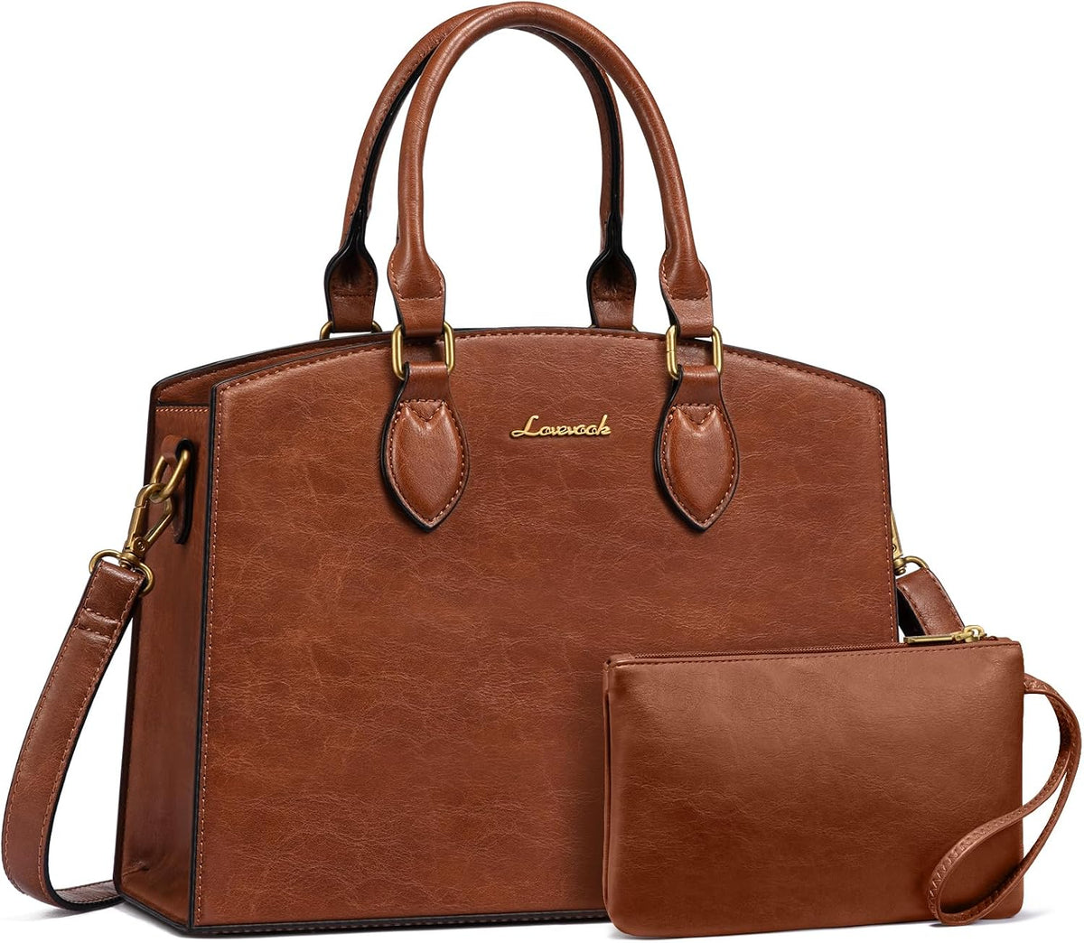 LOVEVOOK Carteras y bolsos de mano para mujeres, bolso de hombro to...