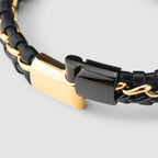 SERASAR | Pulsera de cuero genuino de primera calidad [acero] para...