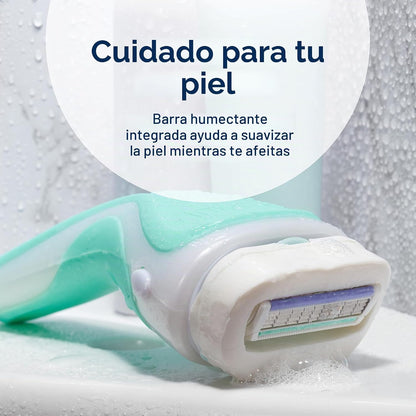 Paquete de maquinillas de afeitar Schick Intuition - Recargas con m...