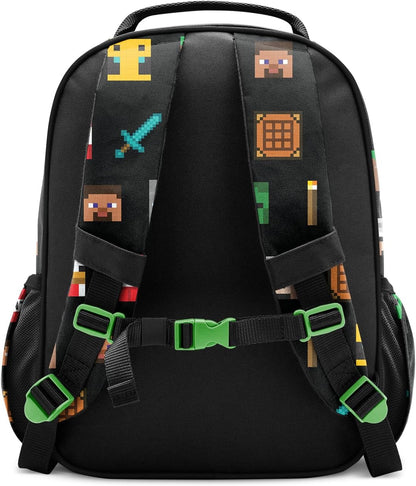 Simple Modern Mochila Minecraft para niñas, niños | 18L | Fletcher...