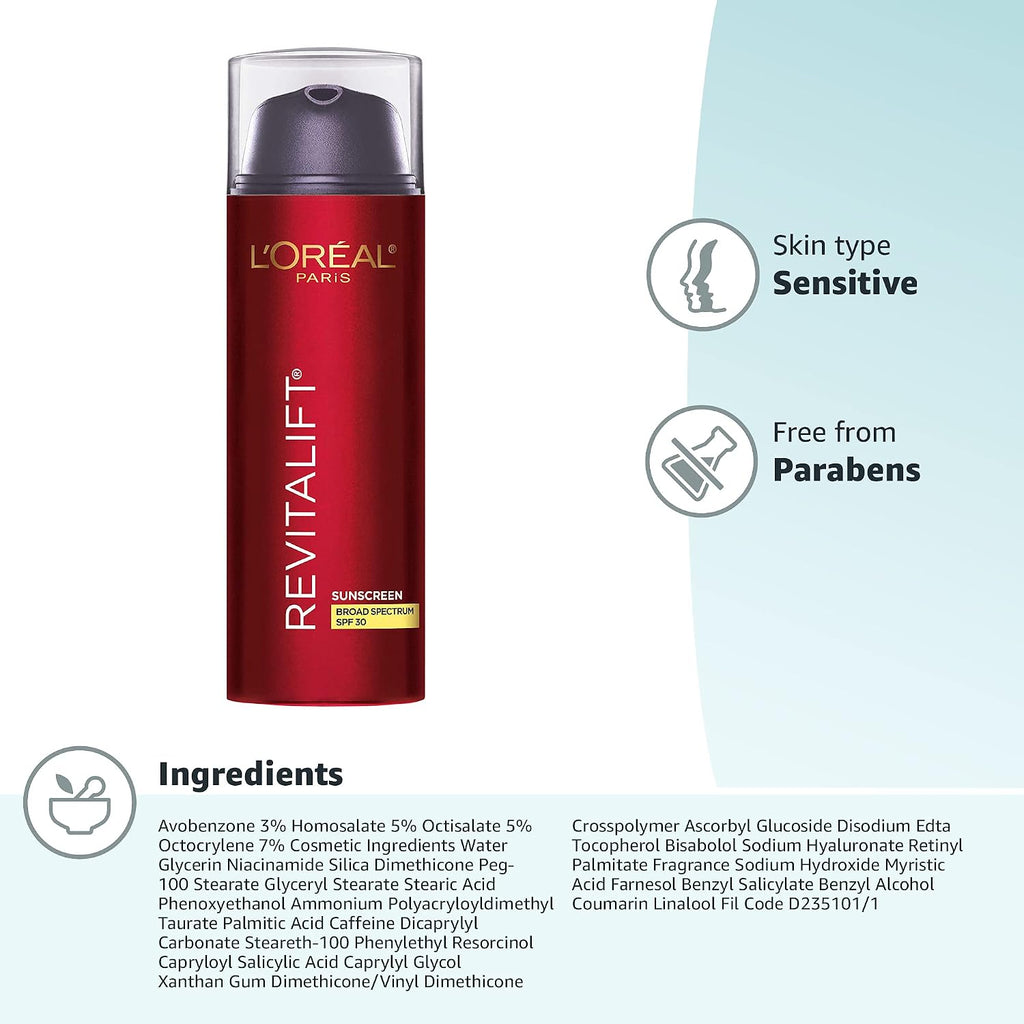 L'Oreal Paris Revitalift Triple Power Anti-Envejecimiento Amplio Es...