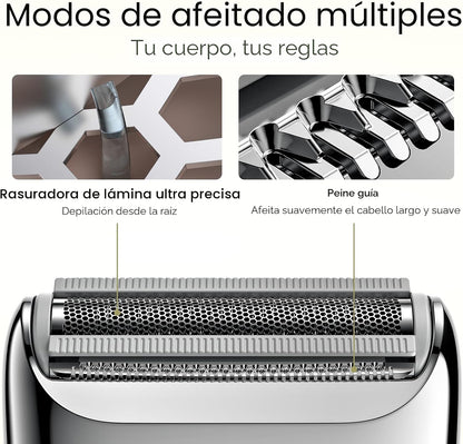 yoose - Maquinillas de afeitar eléctricas para mujer, recortadora d...