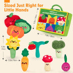 hahaland Juguetes para bebés de 6 a 12 meses - Frutas Verduras Jard...