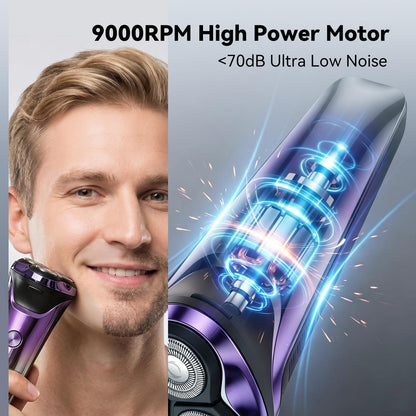 Ordele Maquinilla de afeitar eléctrica para hombres, afeitadora elé...