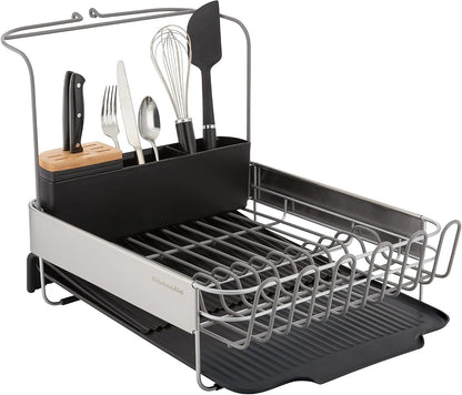 KitchenAid Escurridor de secado de platos expandible de tamaño comp...