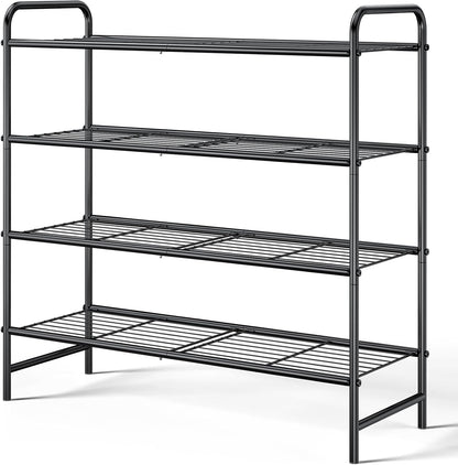 Kitsure Organizador de zapatos de acero inoxidable, 25.6" de ancho...