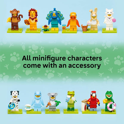 LEGO Minifigures Animal Series 28 Paquete de 6 66813 | Caja misteri...